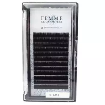 Femme De Caractere Classic Eyelash Extensions 10mm 0.15-C Femme De Caractre