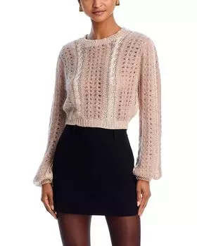 Femme Mixe вязаный свитер с косами FRAME, слоновая кость/кремовый