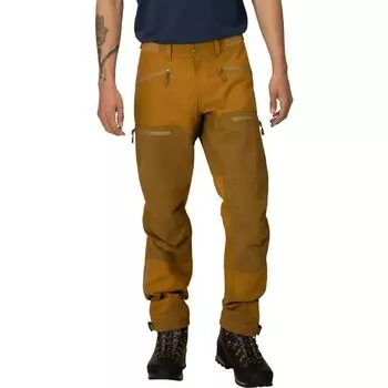 Фемунд хлопковые прочные брюки Norrona, коричневый