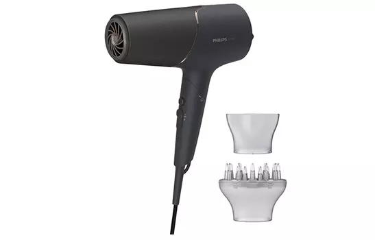 Фен BHD538 2200W с ионами для ухода за волосами Philips, Black