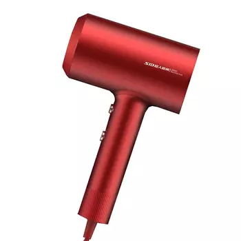 Фен для волос 1800W с отрицательными ионами DJD818 Sid, Red