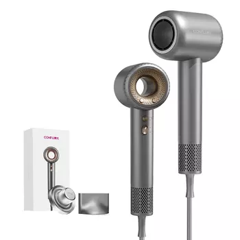 Фен для волос 1900Вт KF F9B Confu, Gray (magnetic bracket model)