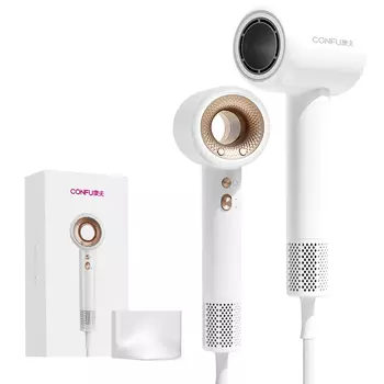 Фен для волос 1900W Бытовой KF-F9 Confu, Aurora White