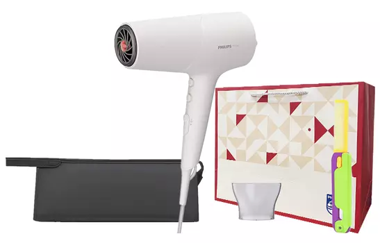 Фен для волос 2200W с отрицательными ионами BHD501/05 Philips, BHD501/05 White