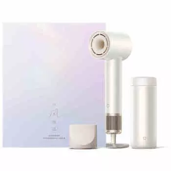 Фен для волос H501 1600W с терморегулятором H501 Mi, White Gold Box (White+Insulated Cups)