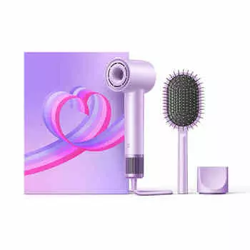 Фен для волос H501 1600W с терморегулятором H501 Mi, Eternal Love Box (Purple+Air-Operated Comb)