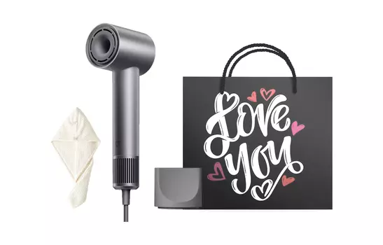Фен для волос Mi, Fog tea gray couple exclusive confession gift box