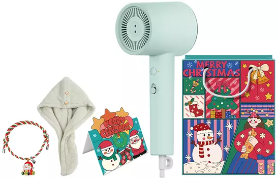 Фен для волос Mi, Green H301 Festive Exclusive Dry Hair Package