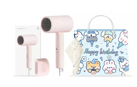 Фен для волос Mi, H101 Pink Cute Pet Birthday Exclusive Gift
