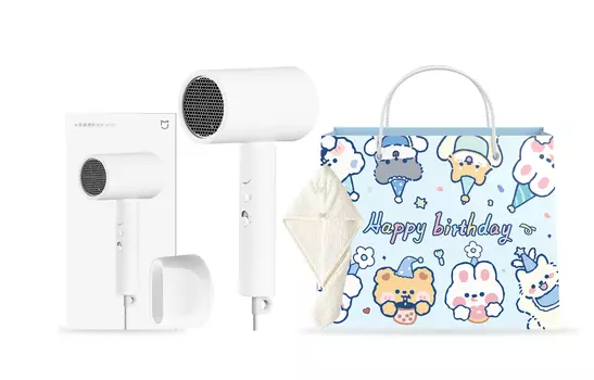 Фен для волос Mi, H101 White Cute Pet Birthday Exclusive Gift