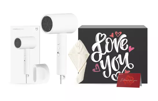 Фен для волос Mi, H101 White Heartthrob Boyfriend Gift Box
