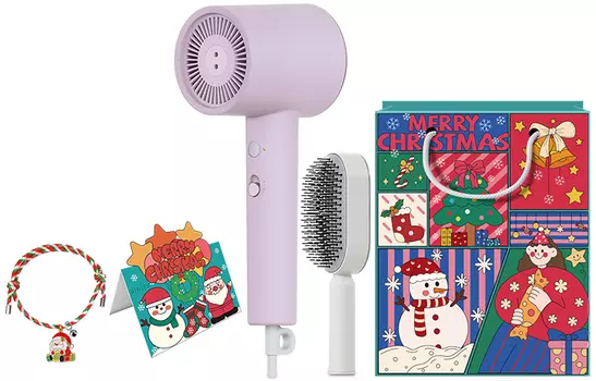 Фен для волос Mi, Purple H301 Festive Exclusive Hair Package