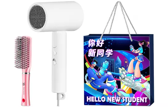 Фен для волос Mi, White with styling comb + gift bag