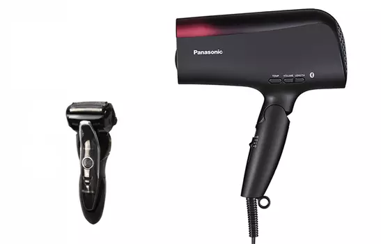 Фен для волос Panasonic, Black suit with razor imported from Japan
