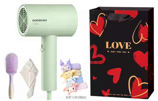 Фен для волос Poree, Mint Green (Puzzle Premium Set)