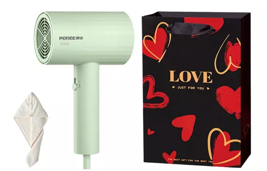 Фен для волос Poree, Mint Green (Puzzle Everyday Set)