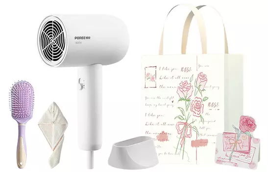 Фен для волос Poree, PH1621 Valentine's Day Gift Bag Set