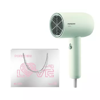Фен для волос Poree, PH1622 Emerald Green+Confession Gift Bag