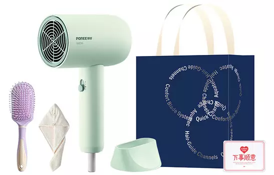 Фен для волос с горячим и холодным воздухом PH1621-PH1622 Poree, PH1622 Business Gift Bag Set