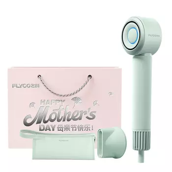 Фен для волос с отрицательными ионами FH6371 Flyco, FH6371 crystal green