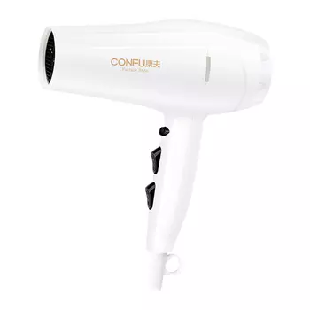 Фен KF-3096 2000W для дома Confu, White