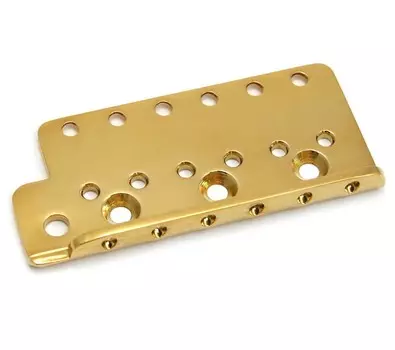 Fender 003-8960-000 Lefty Vintage USA Stratocaster Gold Tremolo/Bridge Plate 003-8960-000 Lefty Fender Vintage USA Stratocaster Gold Tremolo/Bridge Plate