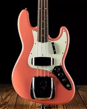 Fender 1964 Journeyman Relic Jazz Bass - Super Faded Aged Tahitian Coral - Бесплатная доставка 9237100904