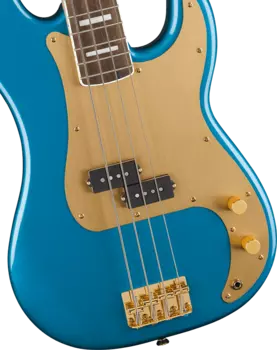 Fender 40th Anniversary Precision Bass, Gold Edition, гриф Laurel, синий цвет Lake Placid 0379430502