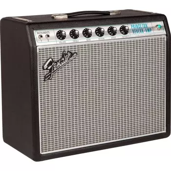 Fender '68 Custom Princeton Reverb 12W 1x10 Ламповый гитарный комбоусилитель с динамиком Celestion Ten 30 Черный