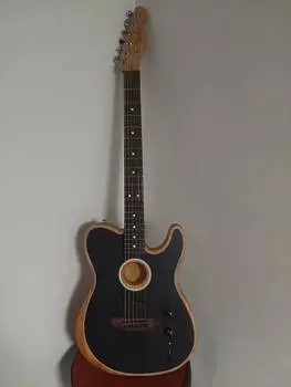Электроакустическая гитара Fender Acoustosonic, матовый черный