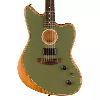 Fender Acoustasonic Player Jazzmaster - Antique Olive