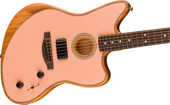 Fender Acoustasonic Player Jazzmaster - Shell Pink