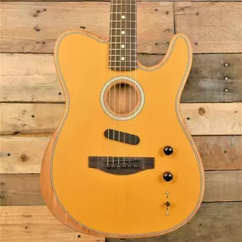Fender Acoustasonic Player Telecaster 2022 — Butterscotch Blonde Tele Acoustic — весит 4 # 9 унций!