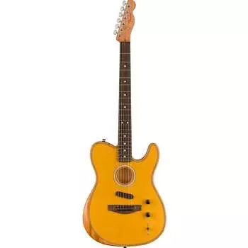 Fender Acoustasonic Player Telecaster, гриф из палисандра, электрическая гитара цвета ириски 0972213250