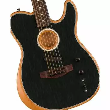 Fender Acoustasonic Player Telecaster Электроакустическая гитара Накладка на гриф из палисандра - матовый черный Fender Acoustasonic Player Telecaster -Electric Guitar Rosewood Fingerboard -