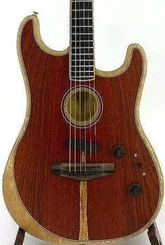 Fender Acoustasonic Stratocaster Limited Edition Cocobola SN # US206273A