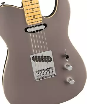 Fender Aerodyne Special Telecaster, сделано в Японии, кленовый гриф, серый металлик Aerodyne Special Telecaster, Made in Japan, Maple Fingerboard, Dolphin Gray Metallic