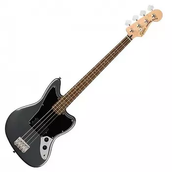 Fender Affinity Jaguar Bass H, накладка на гриф Laurel, черная накладка, цвет Charcoal Frost Metallic 0378501569