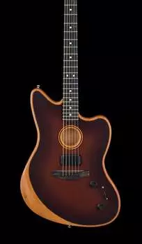Fender American Acoustasonic Jazzmaster All-Mahogany - Bourbon Burst #2720A