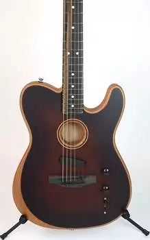 Fender American Acoustasonic Telecaster All Mahogany Bourbon Burst