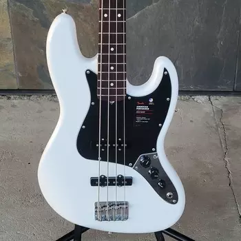 Fender American Performer Jazz Bass, накладка на гриф из палисандра, арктический белый 0198610380