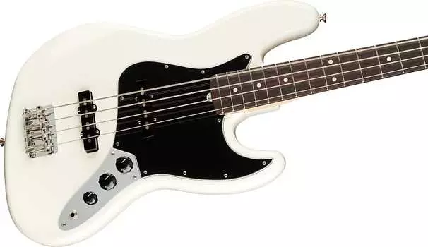 Fender American Performer Jazz Bass, накладка на гриф из палисандра, арктический белый 0198610380