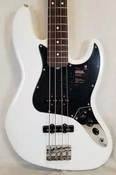 Fender American Performer Jazz Electric Bass Guitar, накладка на гриф из палисандра, арктический белый, с сумкой 0198610380