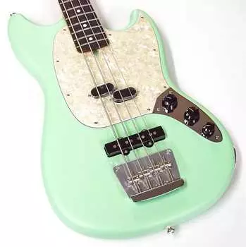 Fender American Performer Mustang Bass Satin Surf Green