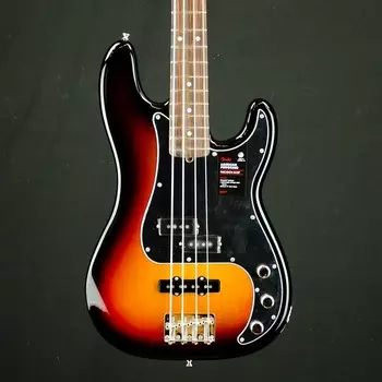 Fender American Performer Precision Bass, 3-Tone Sunburst, сумка для переноски 0198600300