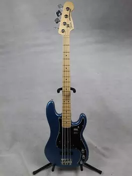 Fender American Performer Precision Bass Кленовая накладка на гриф Satin Lake Placid Blue с сумкой для концерта