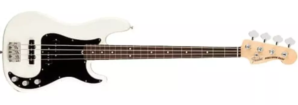 Fender American Performer Precision Bass, накладка на гриф из палисандра, арктический белый — US22078859