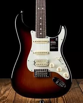Гитара Fender American Performer Stratocaster HSS, солнечные лучи