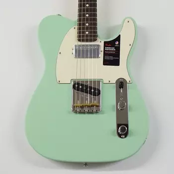 Fender American Performer Telecaster Hum 2022 Satin Surf Green