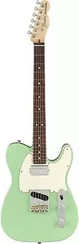 Fender American Performer Telecaster Hum Rosewood Satin Surf Green W/B